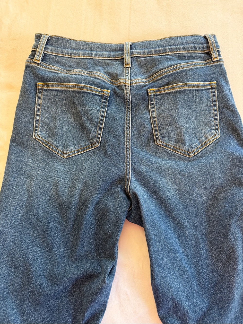 Lands' End Jeans Straight-Leg Blue size 8 - Picture 9 of 10